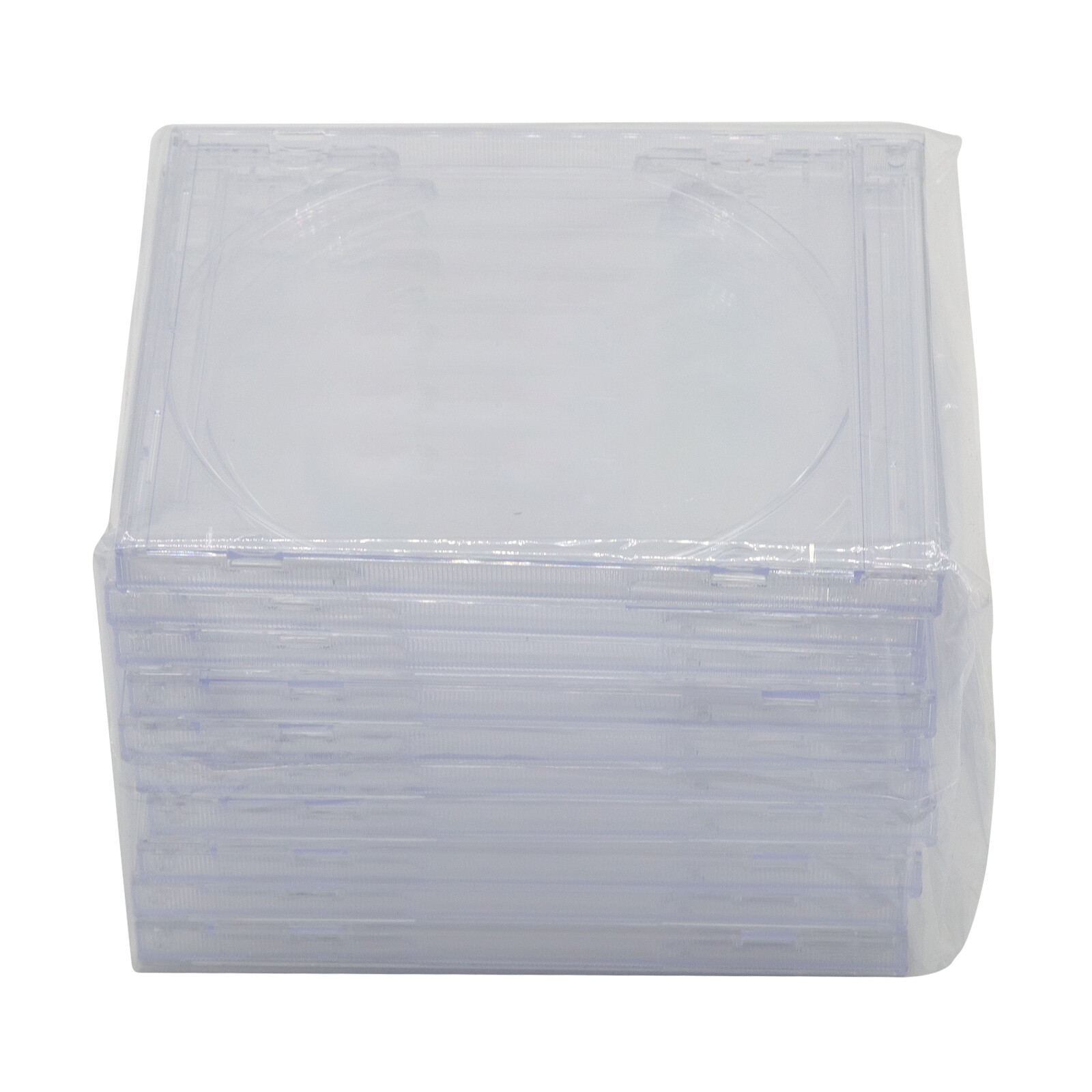 1/5/10PC Standard CD Jewel Case Lots Single CD with Tray 10.4mm Clear Protectors