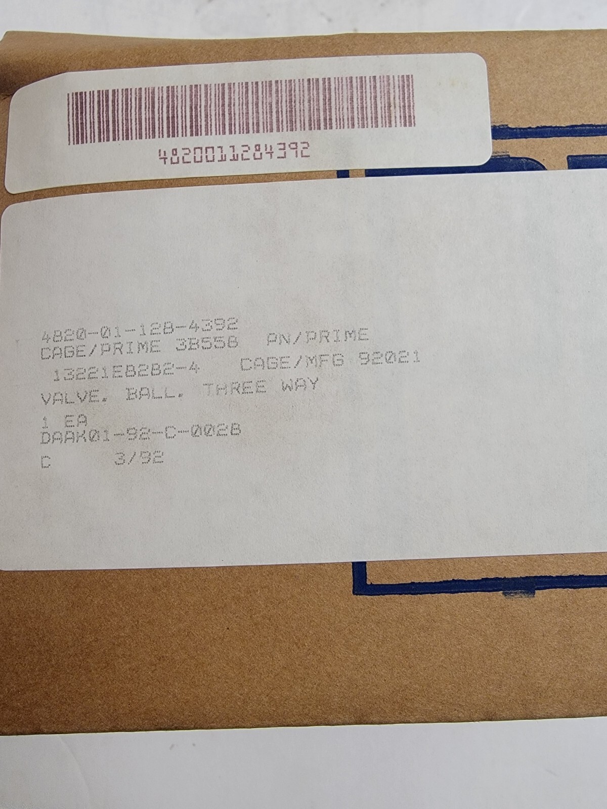 PBM 2" THREE WAY BALL VALVE. SP-H-17-3. NEW.