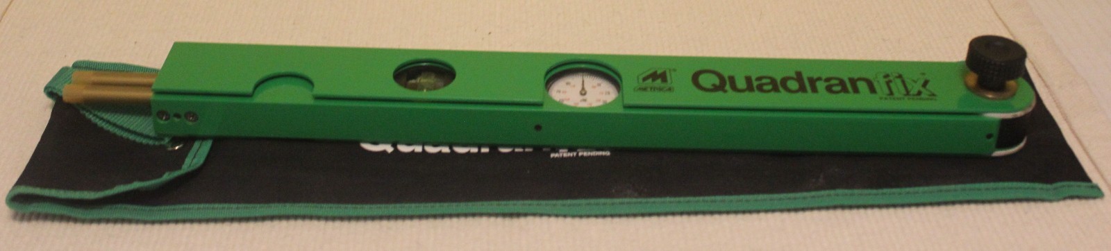 THE METRICA PROFESSIONAL QUADRANFIX ANGLE GAUGE READ THE DESCRIPTION