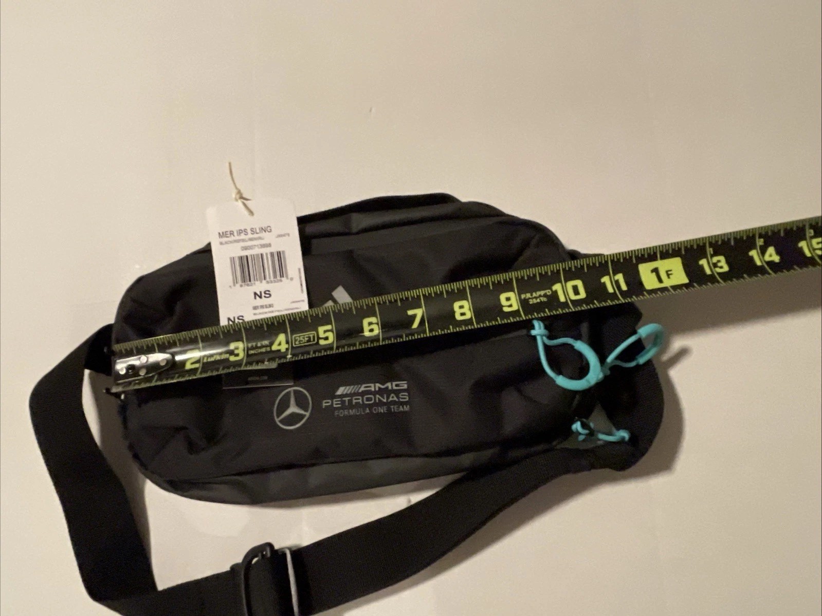 NWT adidas Mercedes AMG Petronas IPS One Size Sling Crossbody Bag JX6478