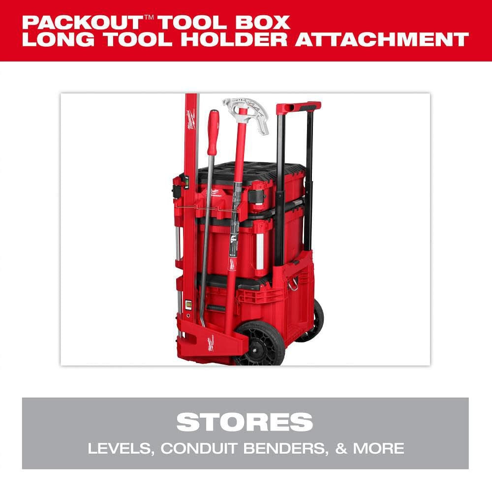 Milwaukee Packout Tool Box Long Tool Holder Attachment
