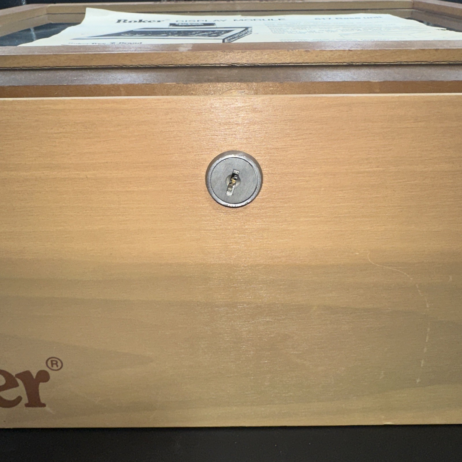 Boker Knife Display Cabinet With Instructions Original Parts & Locking Door