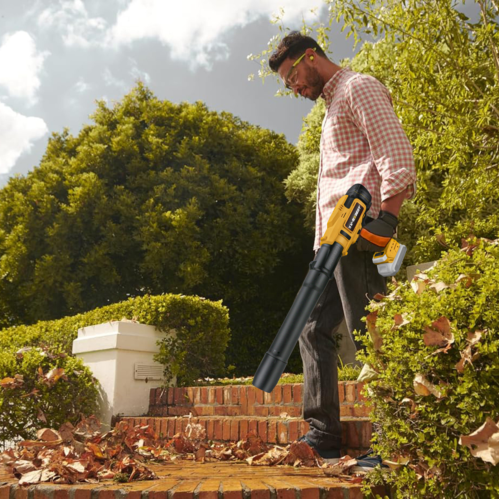 For Dewalt 20V MAX Battery Cordless Turbine Leaf Blower Compact Handheld Blower