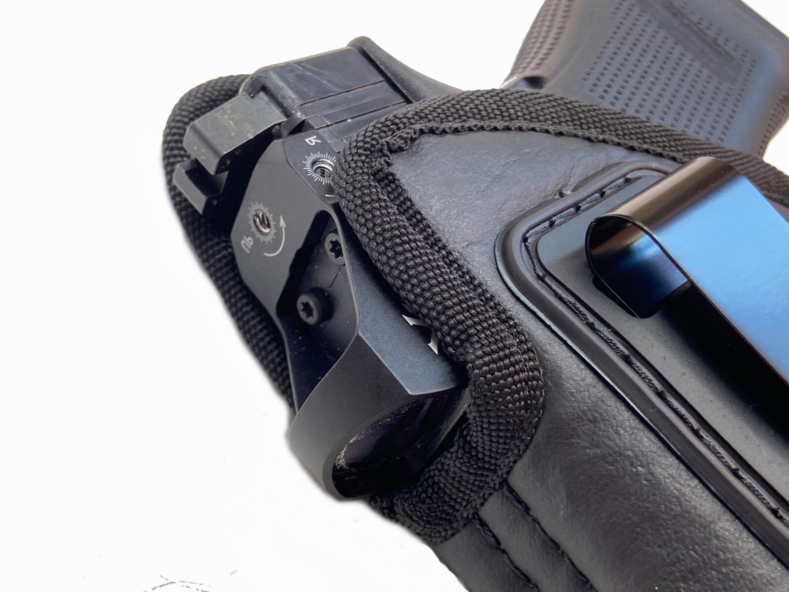 Red Dot & Laser/Light Combo Optic Cut + Laser IWB Houston Holster - Choose Size