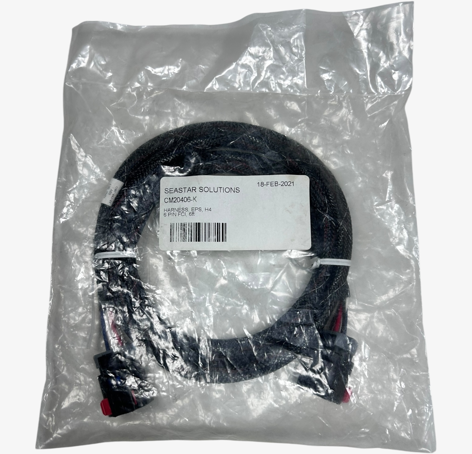 SeaStar Solutions CM20406-K, EPS , H4 6 Pin FCI Cable Harness 6 FT