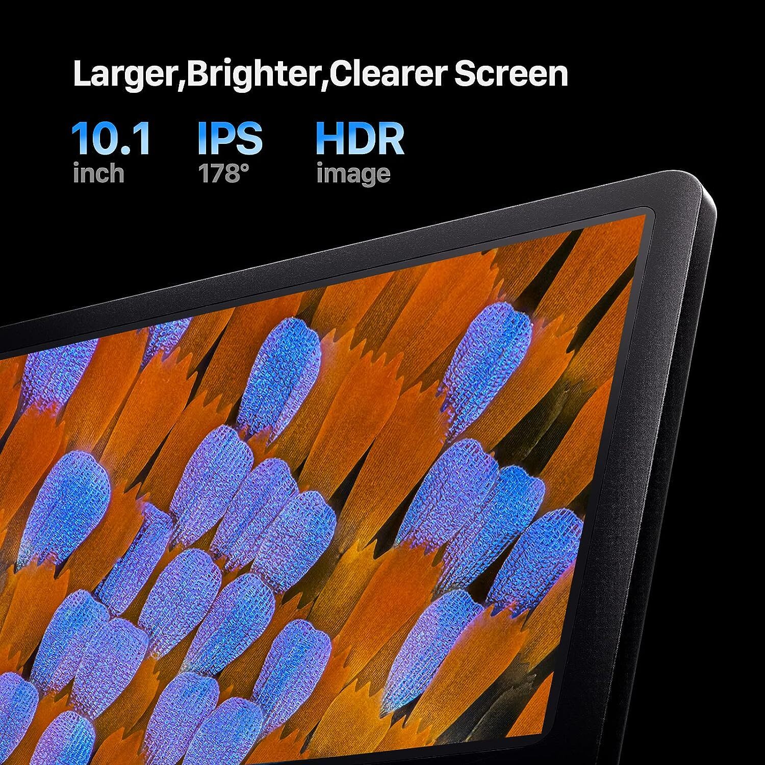 TOMLOV DM602 Pro 10.1" HDMI Digital Coin Microscope 2000x Pro Boom Arm Stand LCD