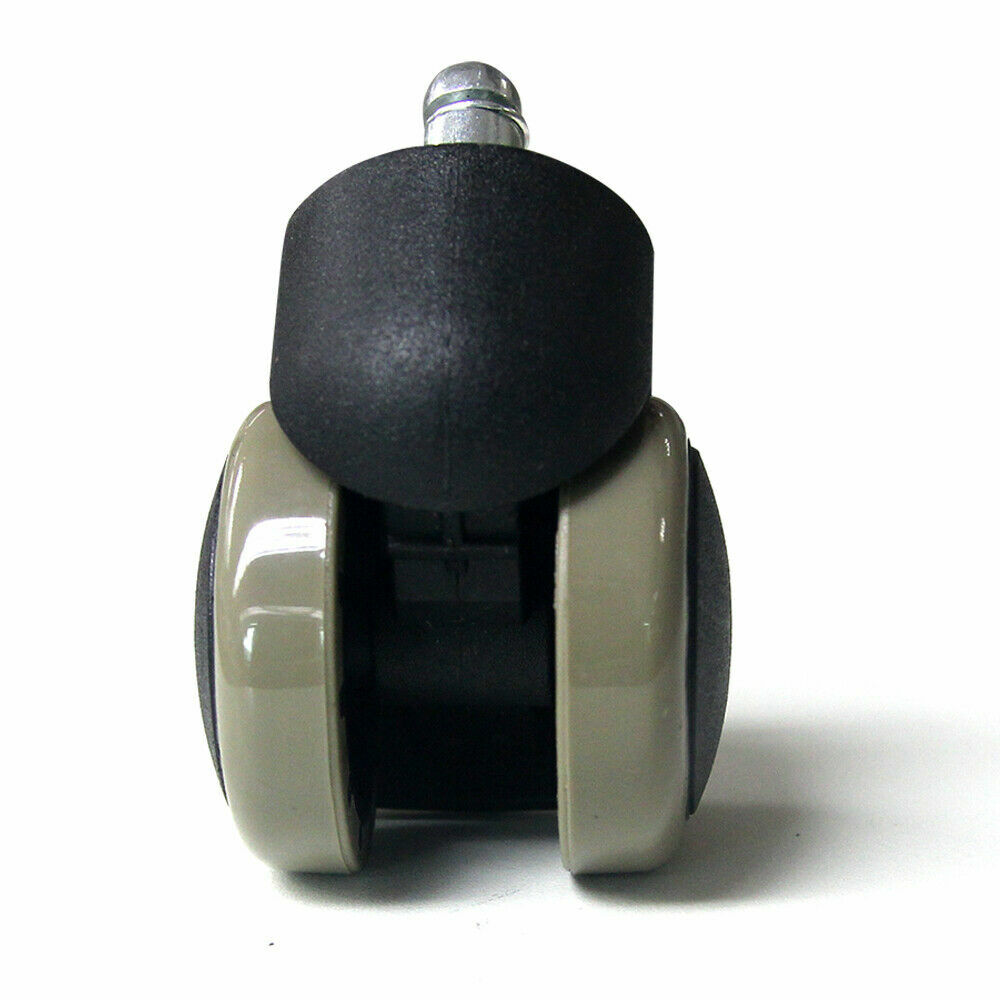 Set of 5 2" Heavy Duty Rubber Office Chair Caster Wheels Swivel Replacement