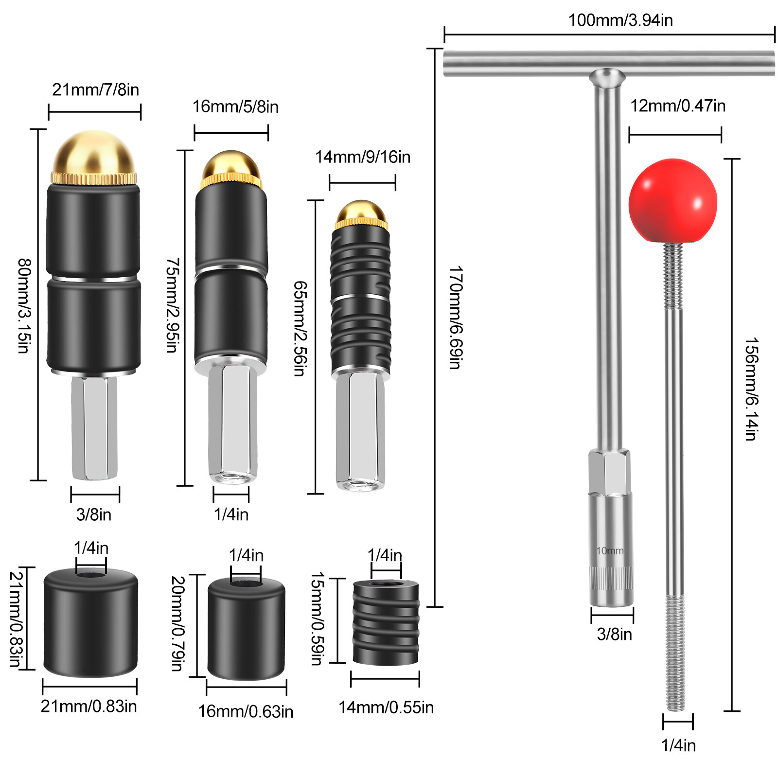 PPR Tube Water Stop Needle Set Universal Hot Melt Water Stoping Pin for Plugging