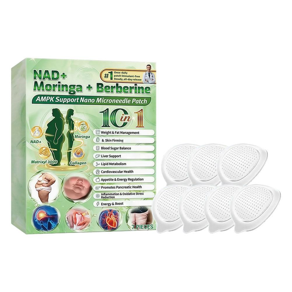 Moringa Berberine 10 in 1 Advanced Nano Microneedle Patch Weight Loss -