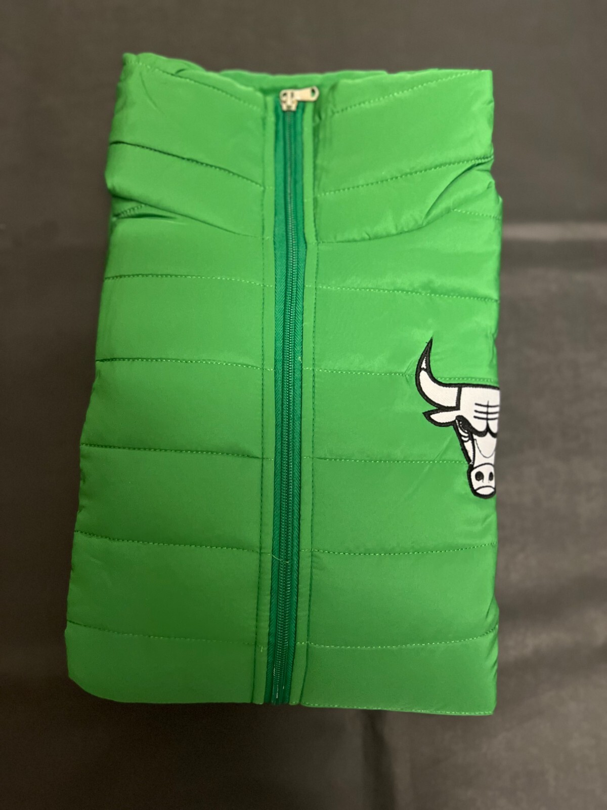 Chicago Bulls - St. Patrick's Day Puffy Jacket*_ * SGA ** 24-25_ ** NEW!!!