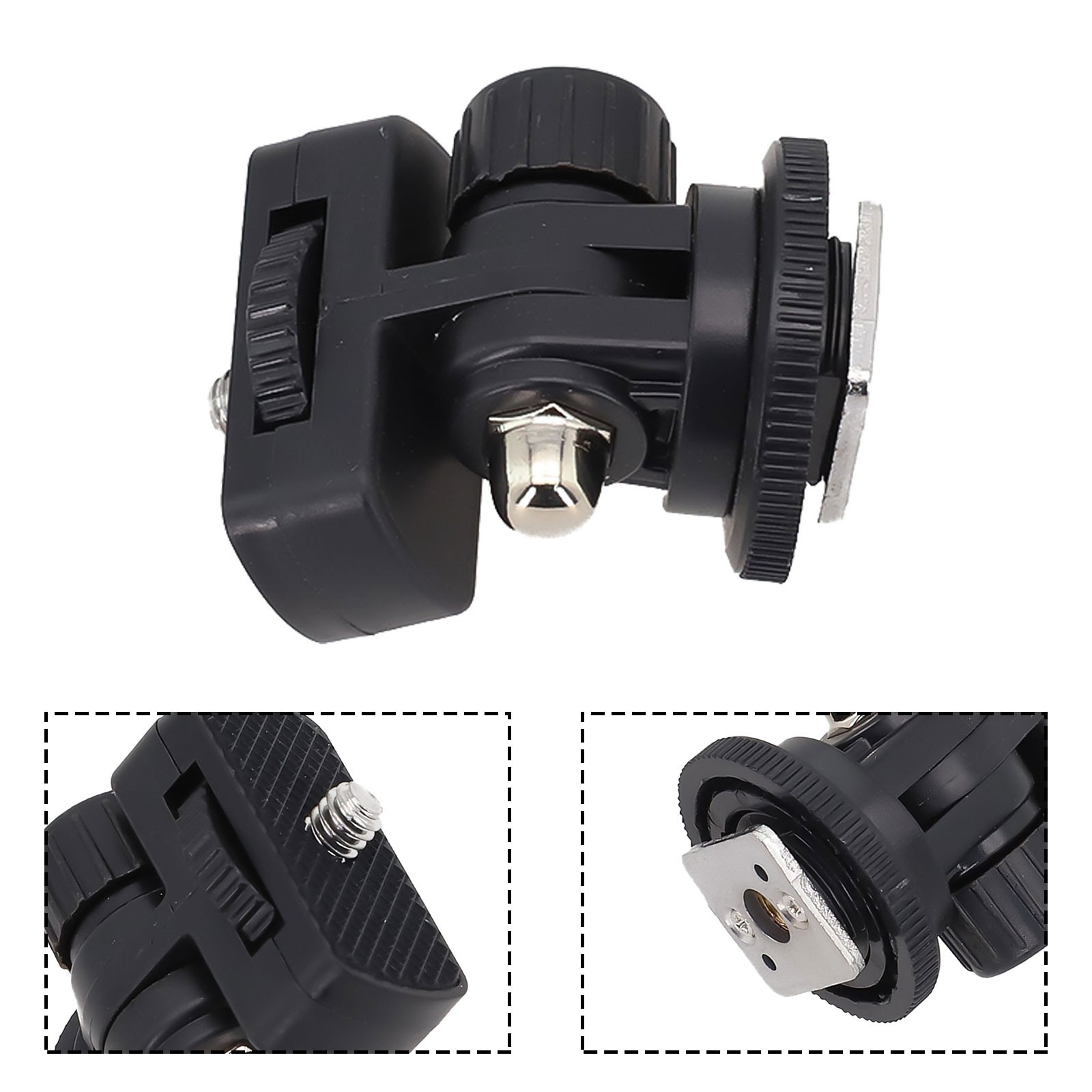 14 Screw Cold Shoe Mount for DSLR Mirrorless Cameras 1/4 Screw Attachment