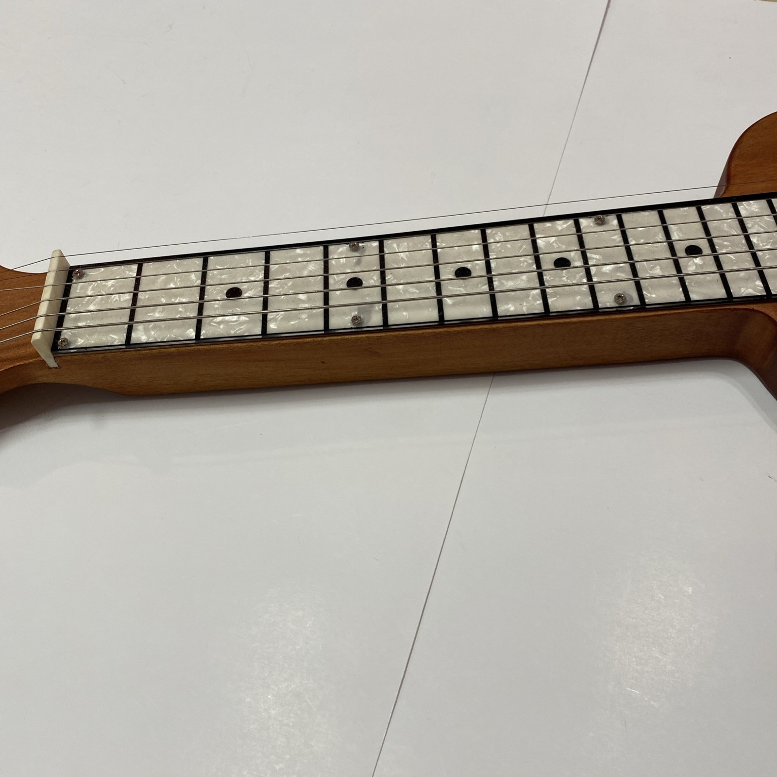 Recording King 6-String Lap Steel Electric Guitar Mahogany