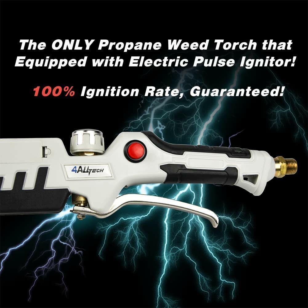 Propane Torch Weed Burner Roofing Torch Electronic Ignitor Easy Light Up