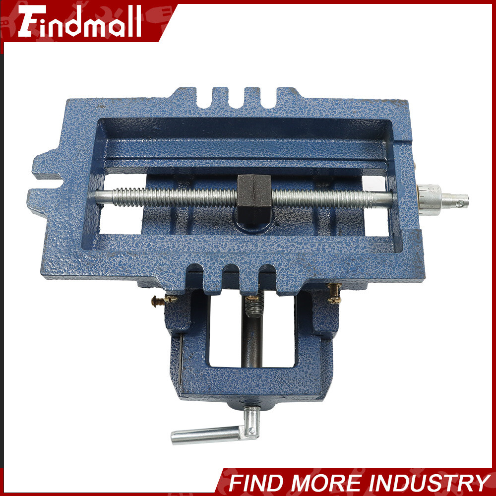 For Cross Slide Vise Drill Press Metal Milling 2 Way Heavy Duty Clamp Machine 5"