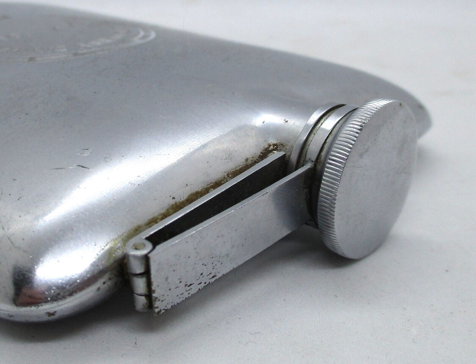 Antique Lord Derby Dinner May 1930 Silverplate Flask