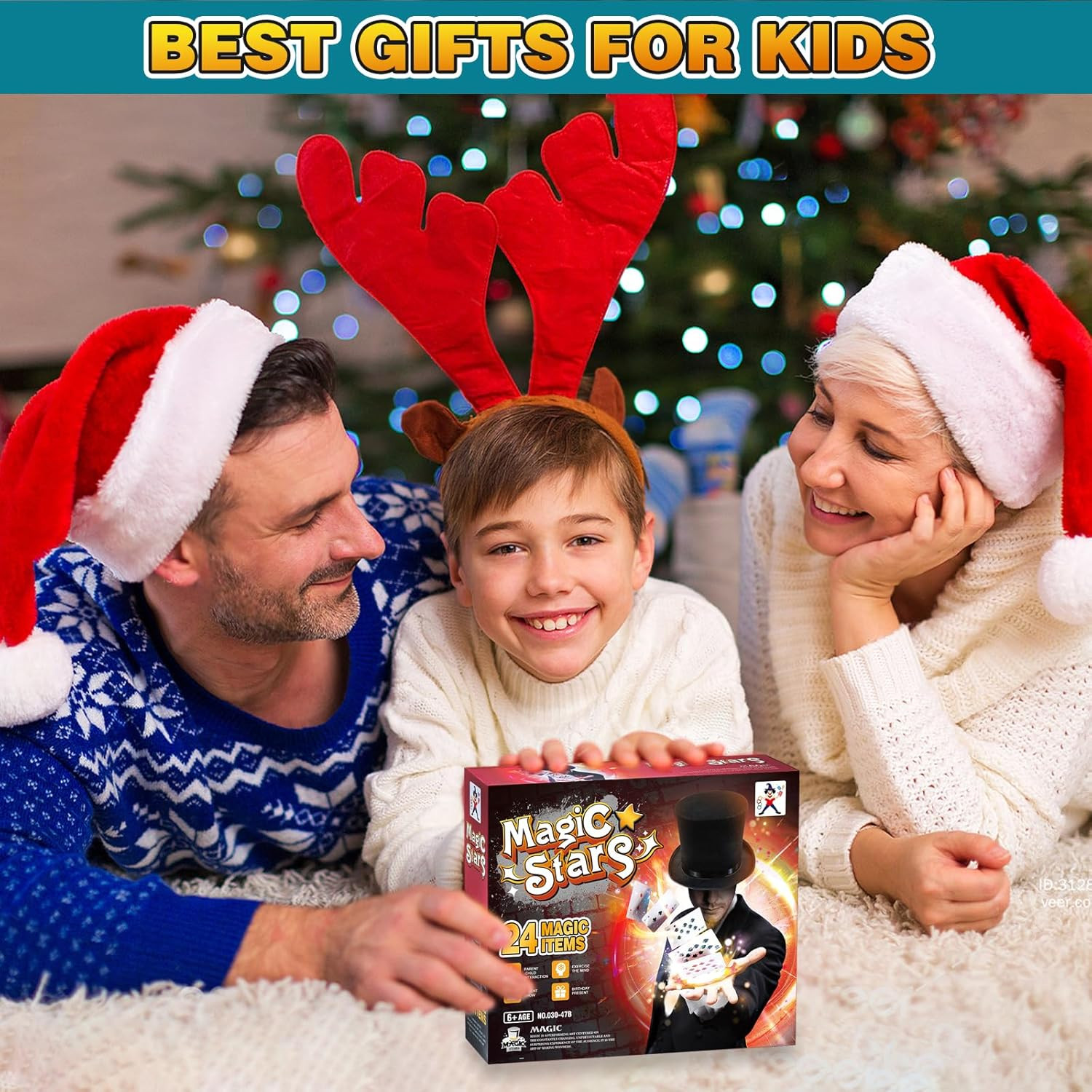 Magic Kit for Kids - 24 in 1 Magic Tricks Magician Starter Set with Video Instru