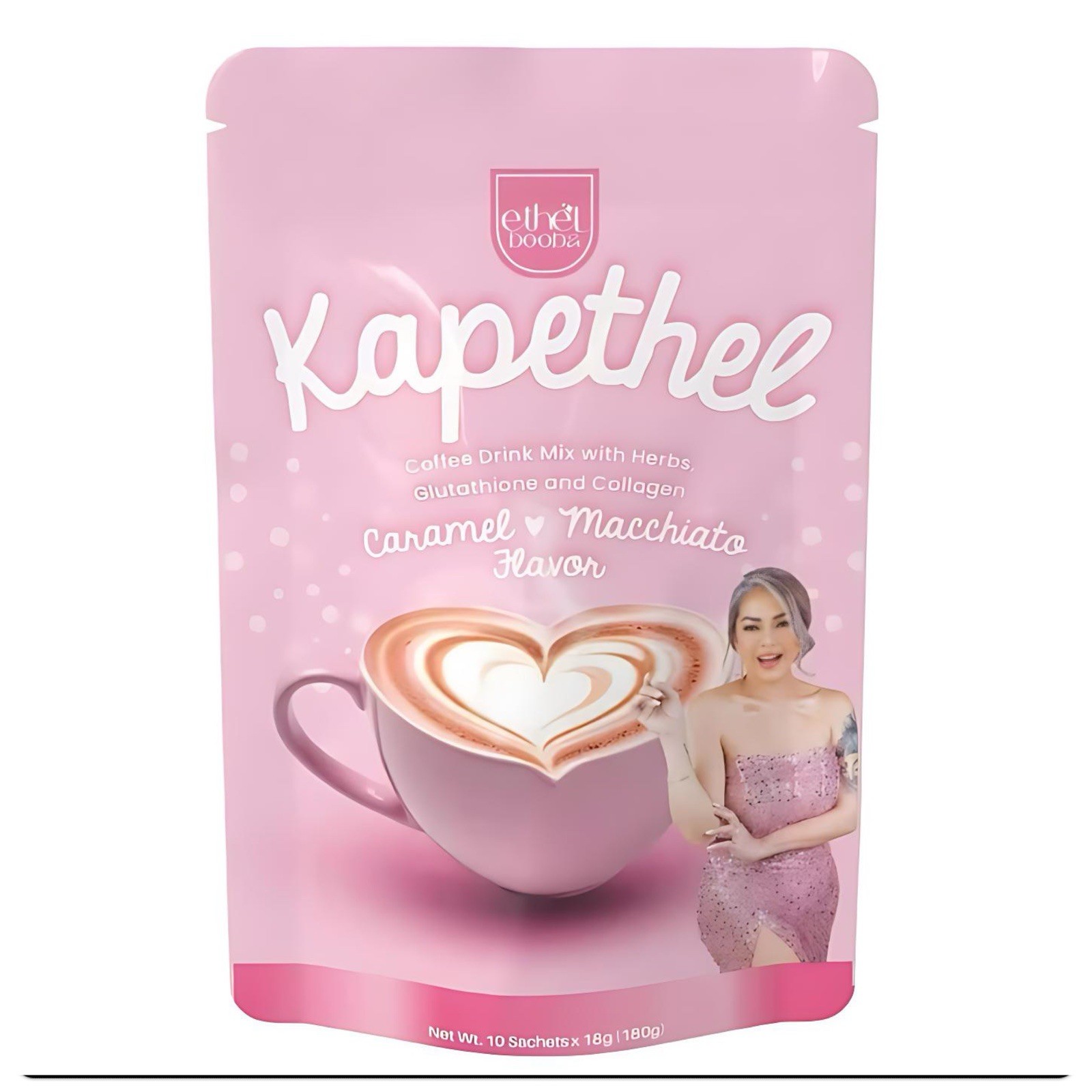 KAPETHEL COFFEE CARAMEL MACCHIATO GLUTATHIONE-COLLAGEN (10 SACHET)