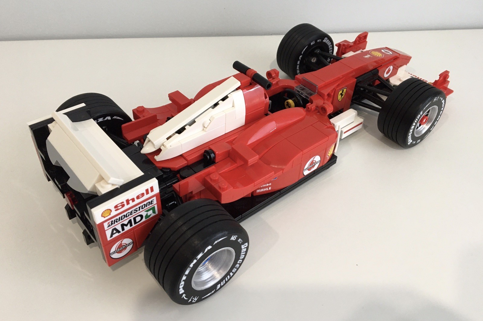 Replacement Lego Icons Ferrari F2004 Michael Schumacher Bridgestone Wheels