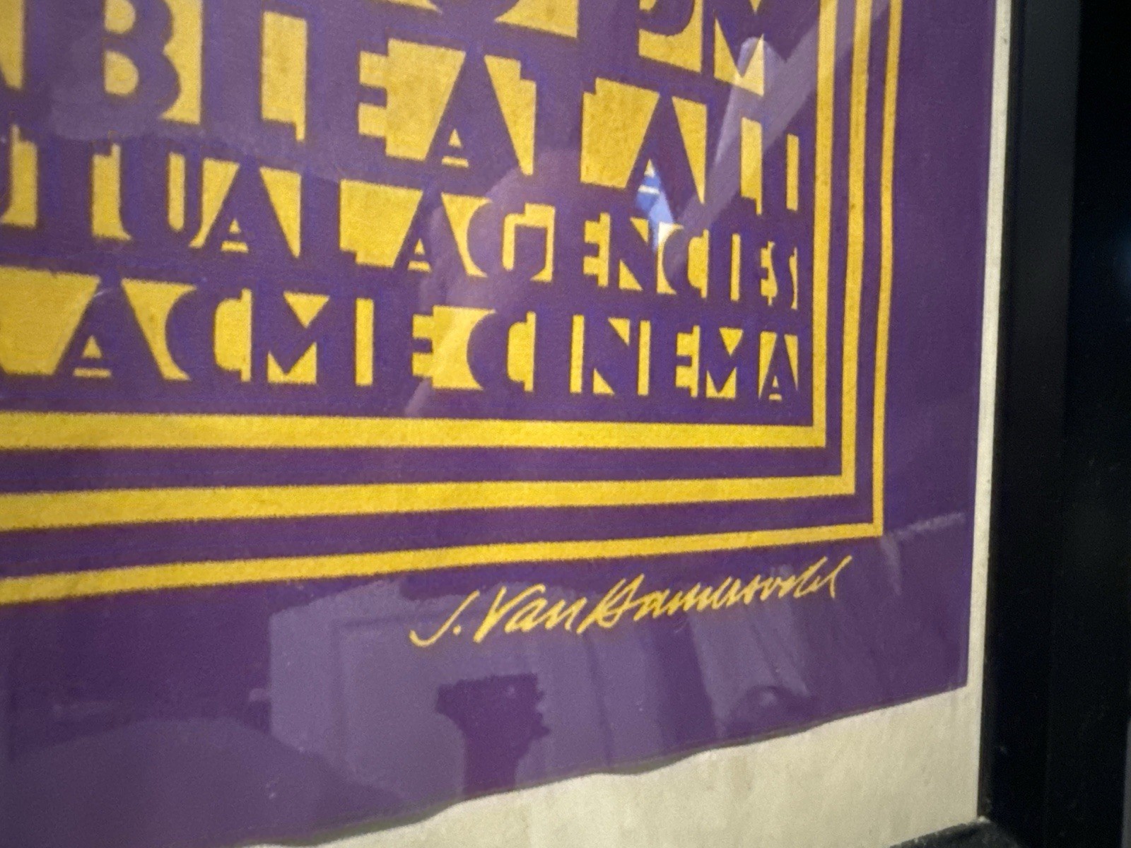 Jimi Hendrix Experience 1968 Concert Poster (3rd Printing, J. Van Hamersveld