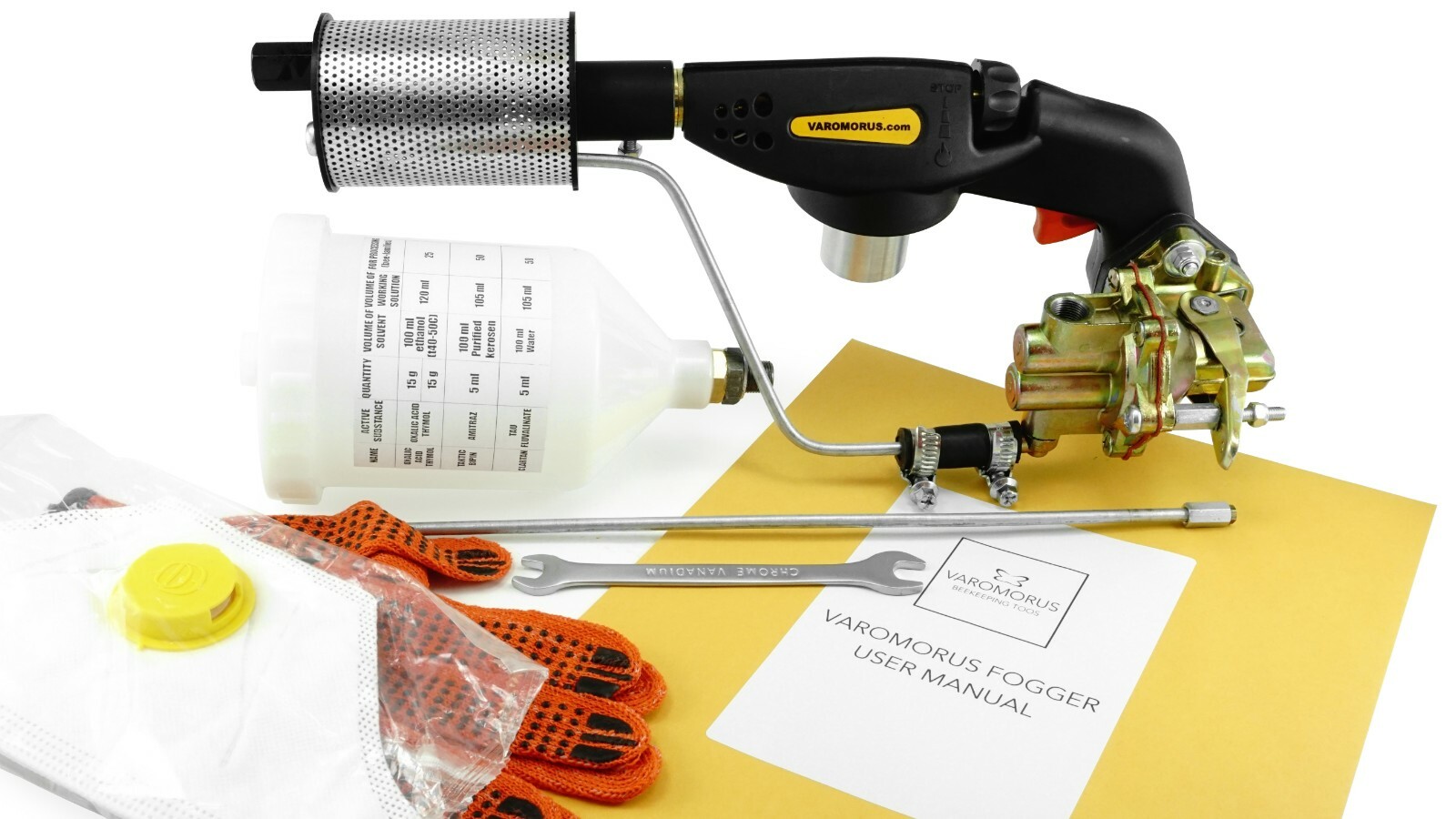 VAROMORUS OXALIC ACID PROPANE FOGGER VAPORIZER BEEKEEPING TOOL VAROMOR