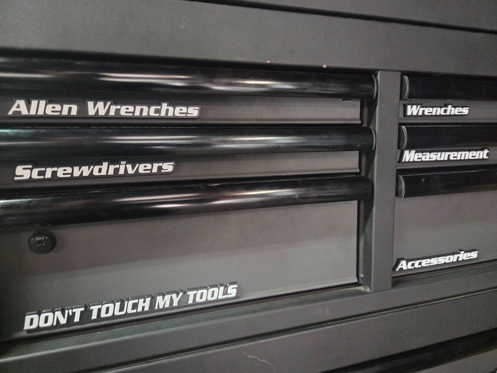 Magnetic Tool Box Labels – 45 Drawer Organizer Magnets – Multiple Color Options