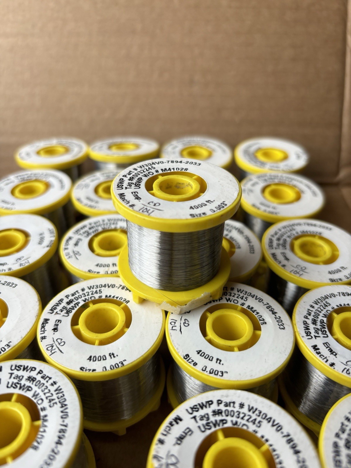 Ultra-Fine Stainless Steel Wire #1– USWP PART#W304V0-7894-2033 / R0032245 4000FT