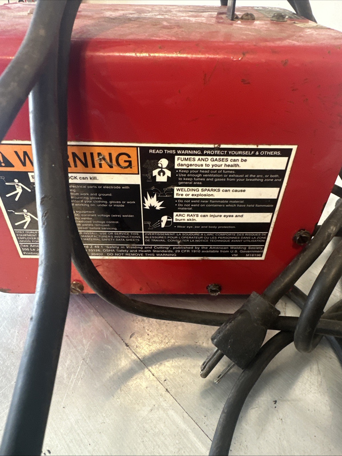 Lincoln Electric Hobby Weld Ac Arc Welder Used Works Great