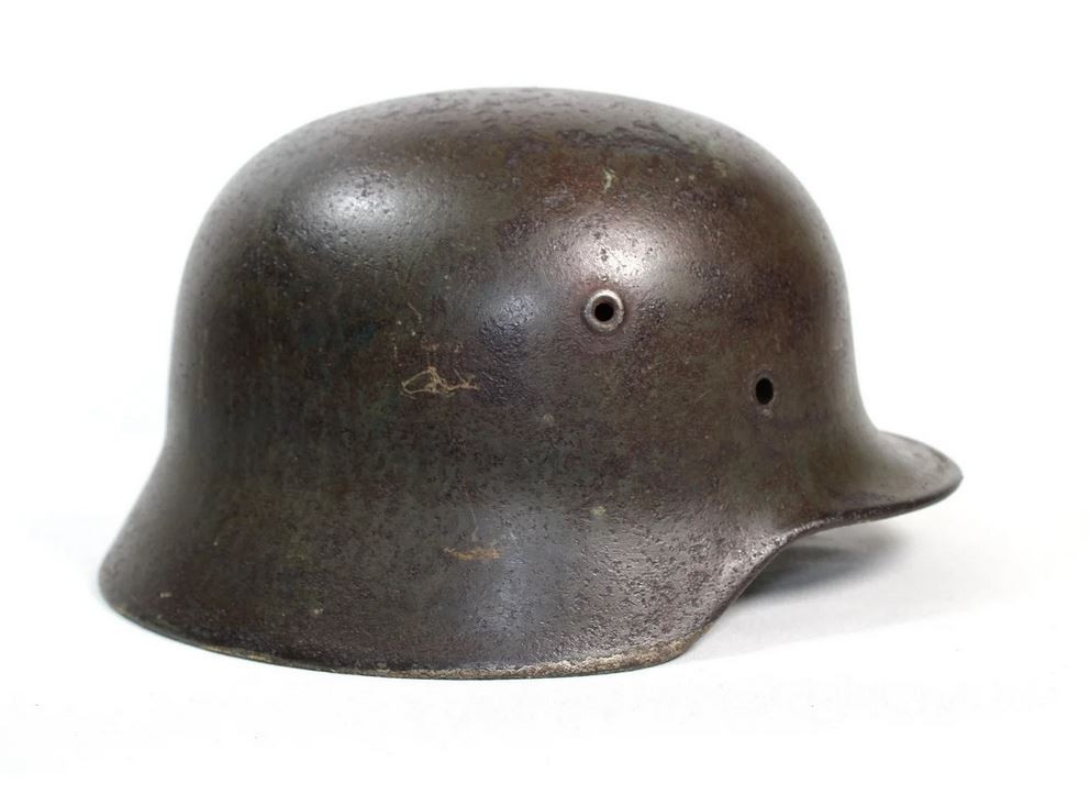 Original WW2 German Heer Single Decal Helmet Shell Size 64
