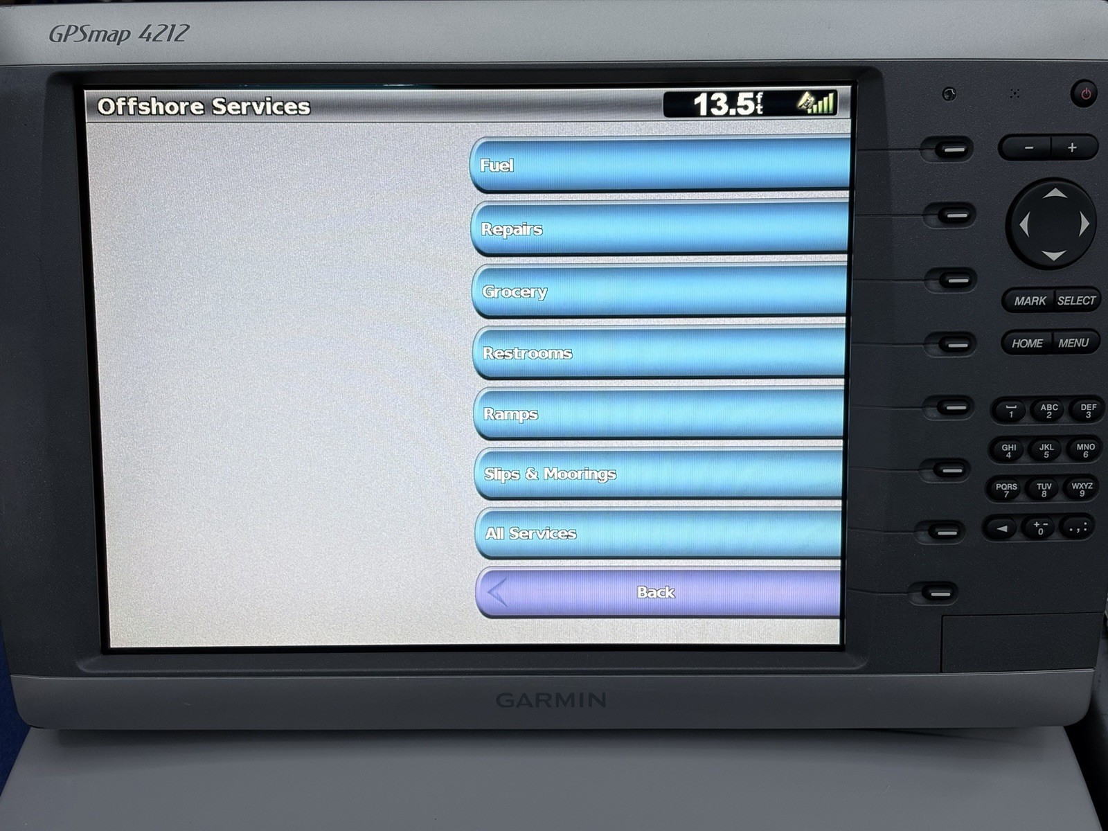 Garmin GPSmap 4212 GPS Chartplotter Multifunction Display W/ Cover- VERY CLEAN!