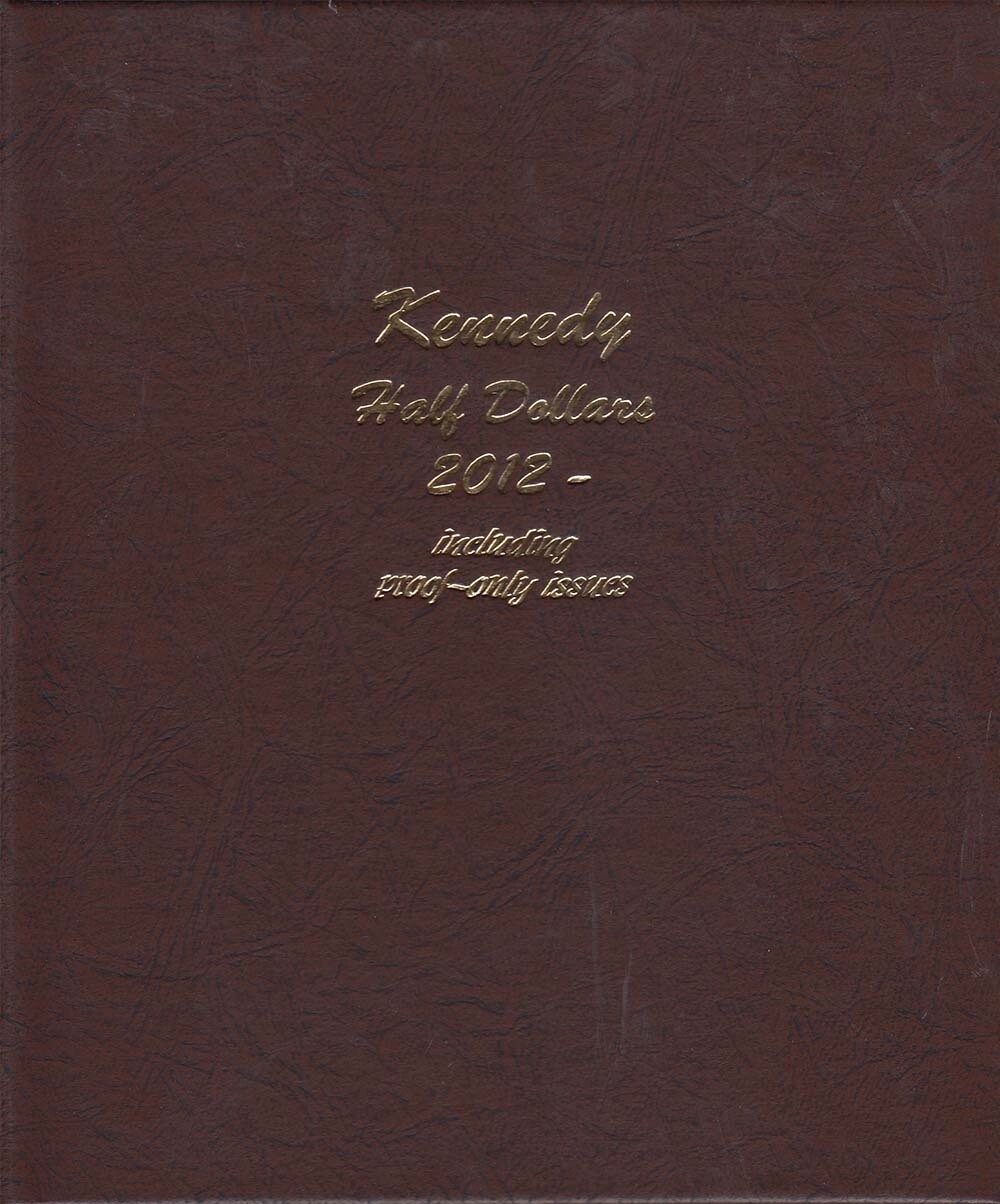 Dansco Coin Album For US Kennedy Half Dollars w/ Proofs 2012-2026 New Model 8167