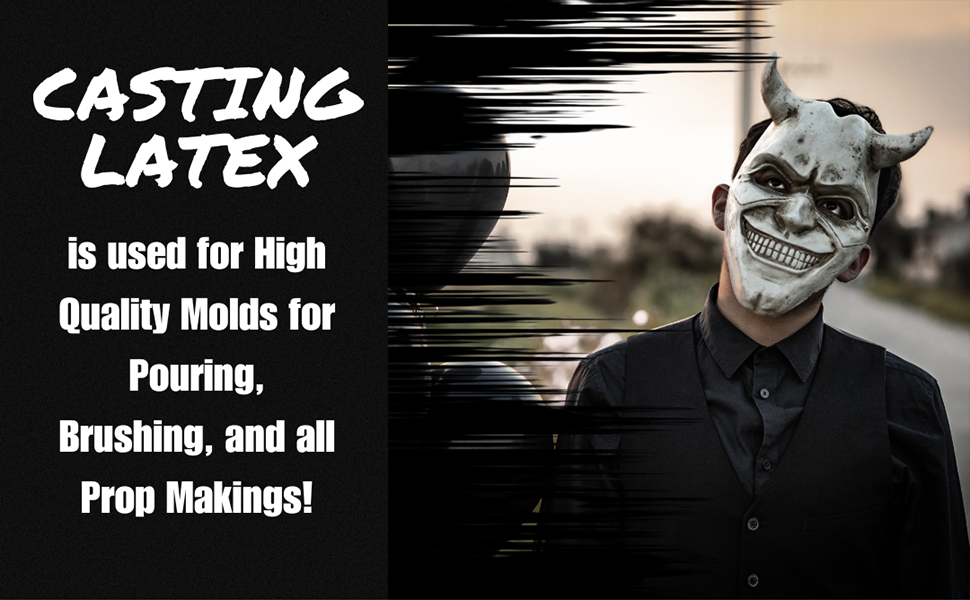 Casting Latex 1 Gallon - Premium Latex for Prop Making, Easy Mold Making, Pour