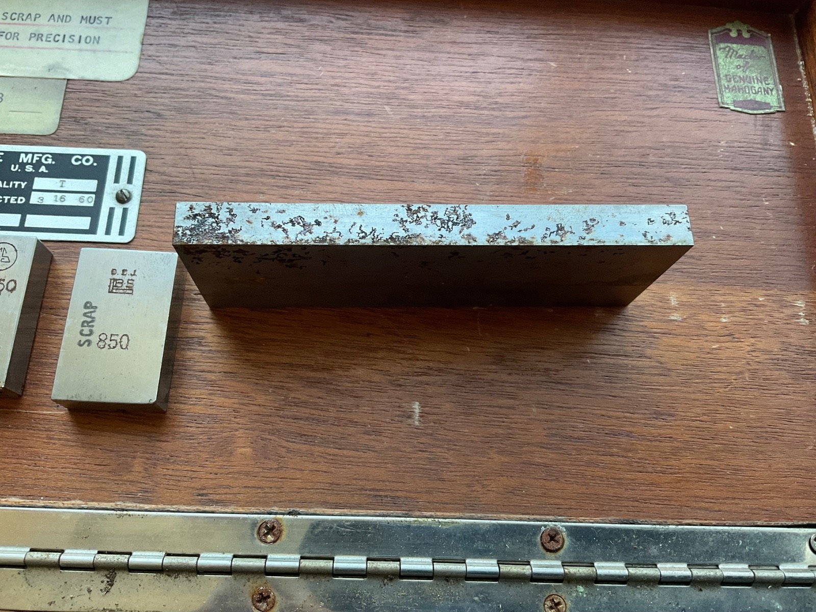 Johansson Brown & Sharpe 84 pieces Gage Set - Scrap only, Missing 3, Extra 3