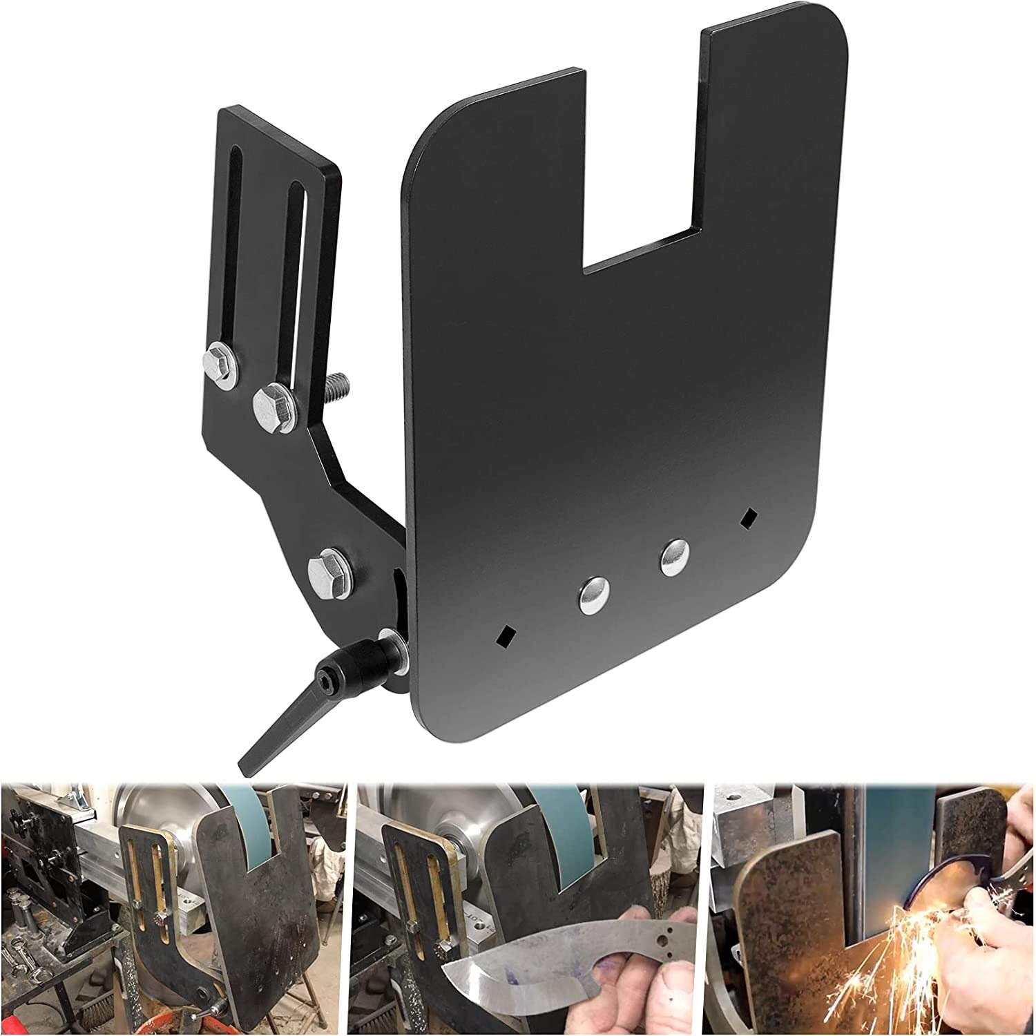 2" x 72" Knife Bevel Grinding Jig Tool OBM Belt Grinder Tilt Table Flat Platen