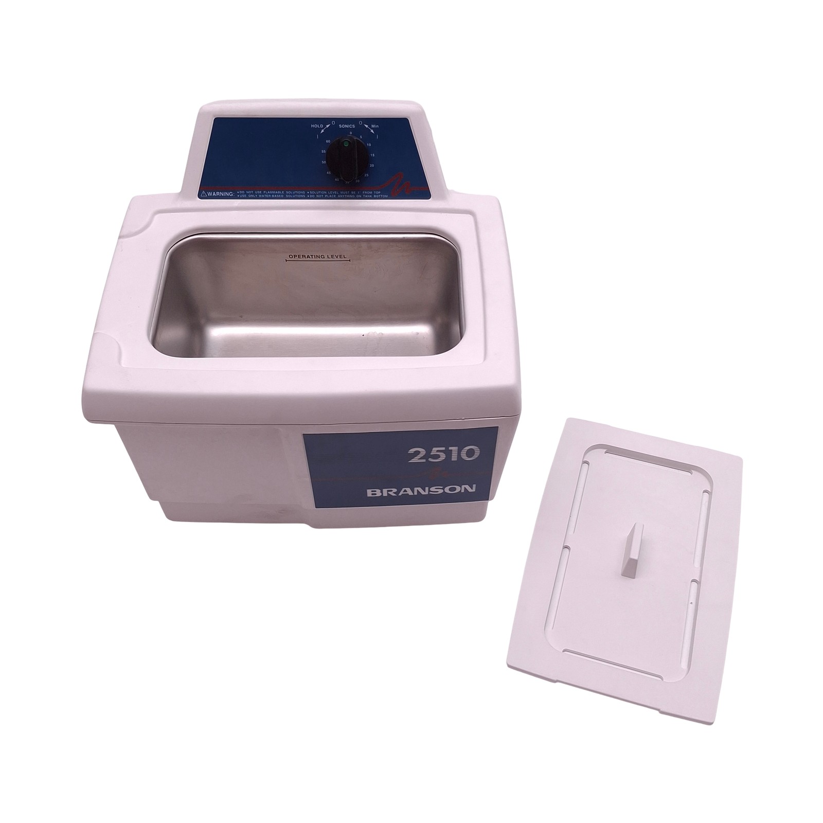 Branson 2510R-MT Ultrasonic Bath Cleaner, 3/4 gal., Ambient to 69°C, 117VAC 130W