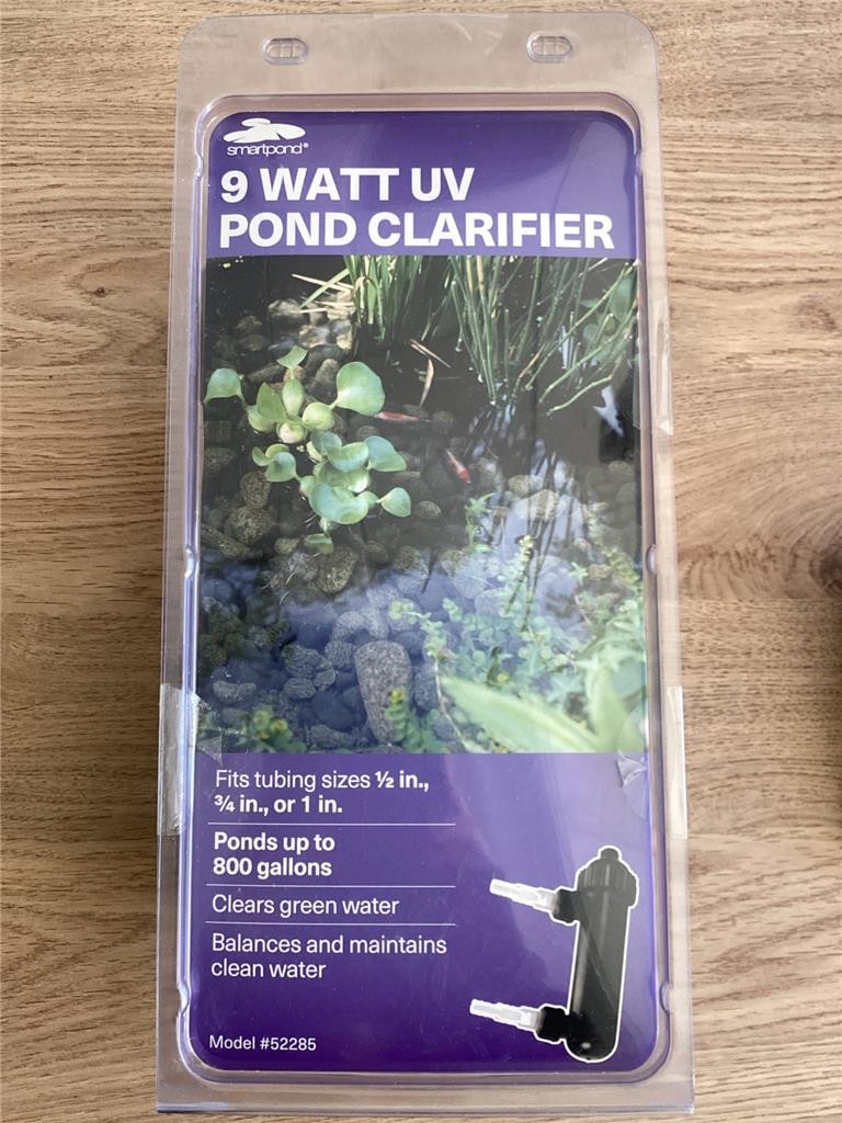 + SmartPond 9W UV Pond Clarifier Treats Up to 800 Gallons 52285 NEW
