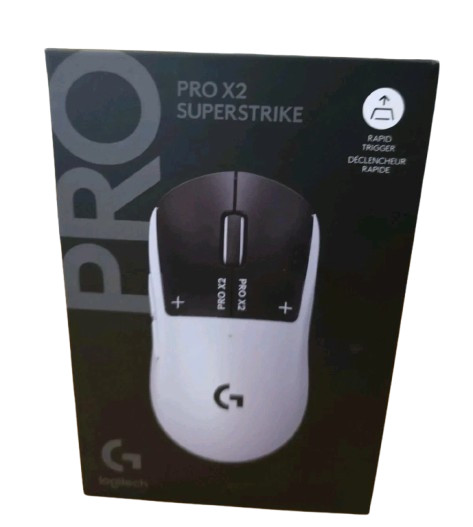 Logitech PRO X2 SUPERSTRIKE Wireless Gaming Mouse White, FAST SHIP / IN STOCK!!!