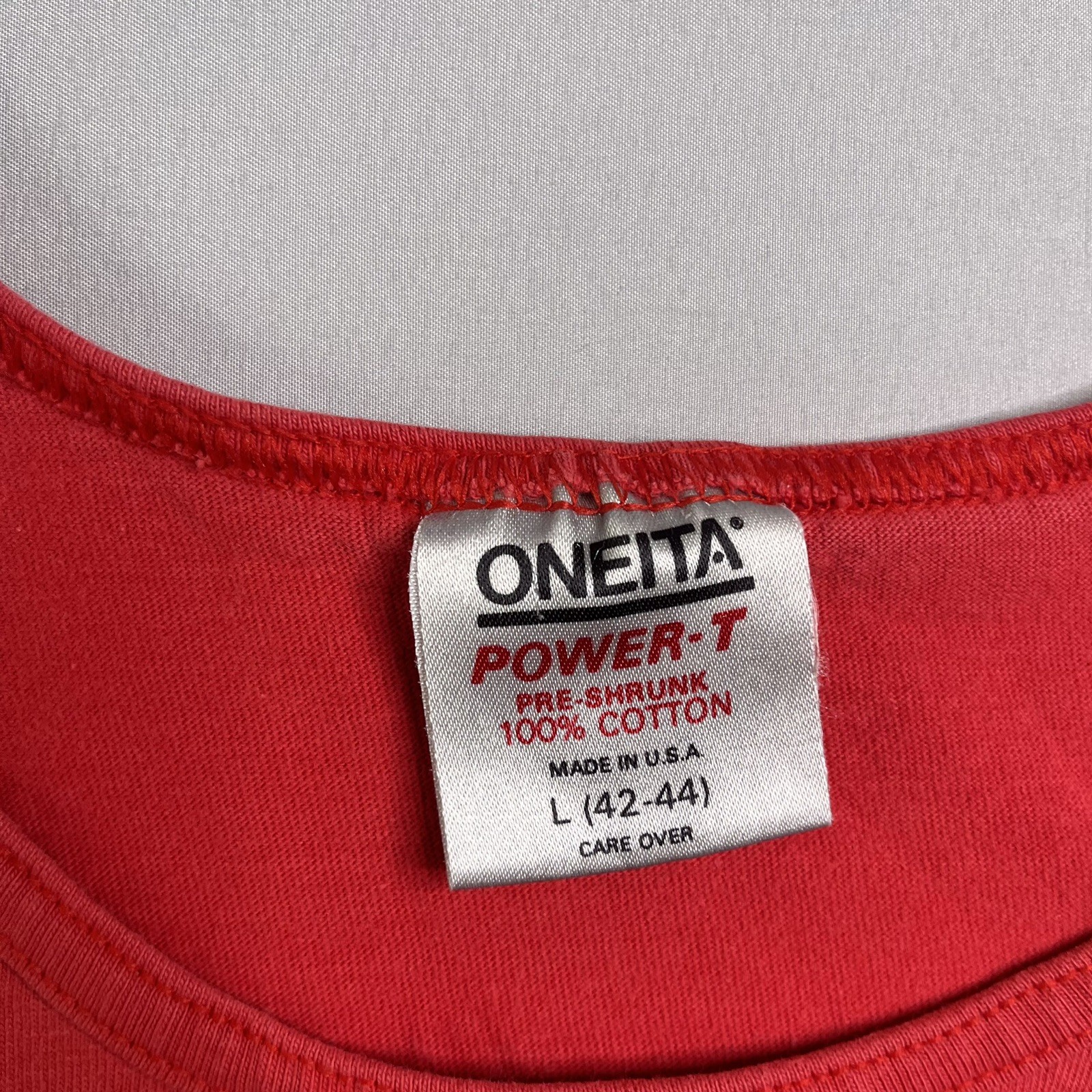 Vtg Corona Beach Club Tank Top Mens Large Red Distressed Baja California Mexico