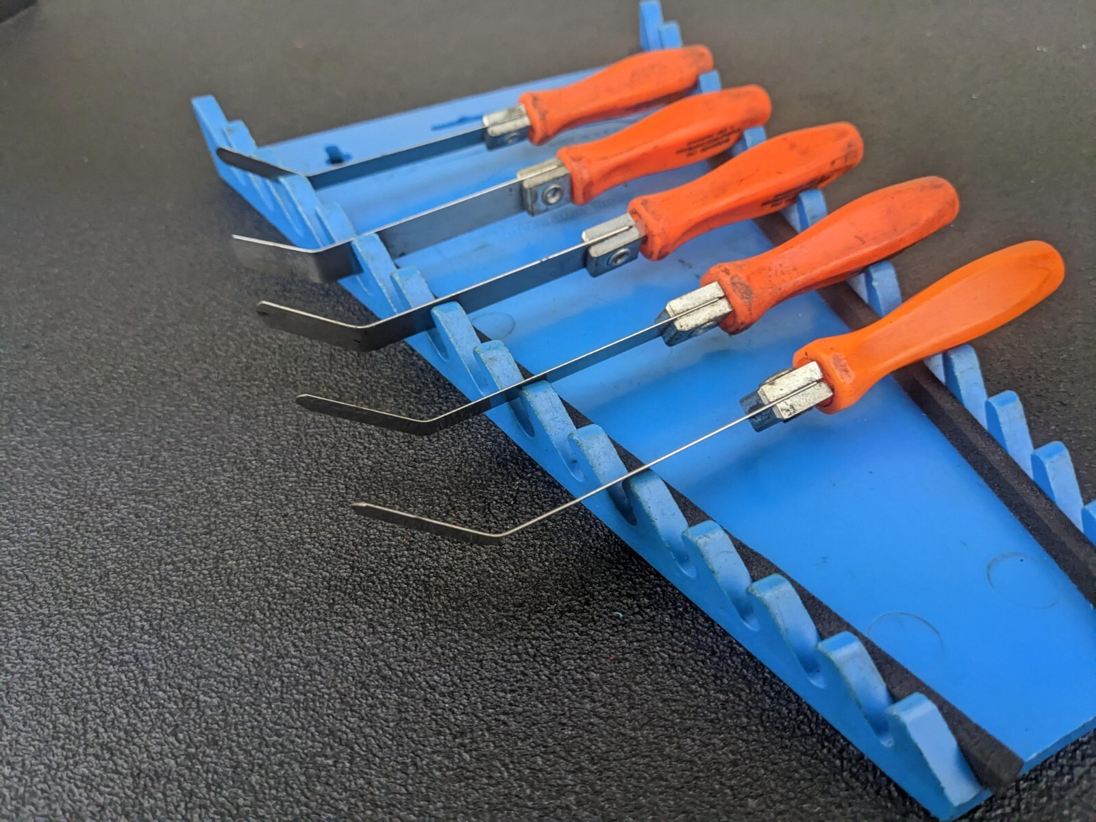 #bk608 Snap-On Tools Orange E-Z Grip Feeler Gauges from FB333O Set