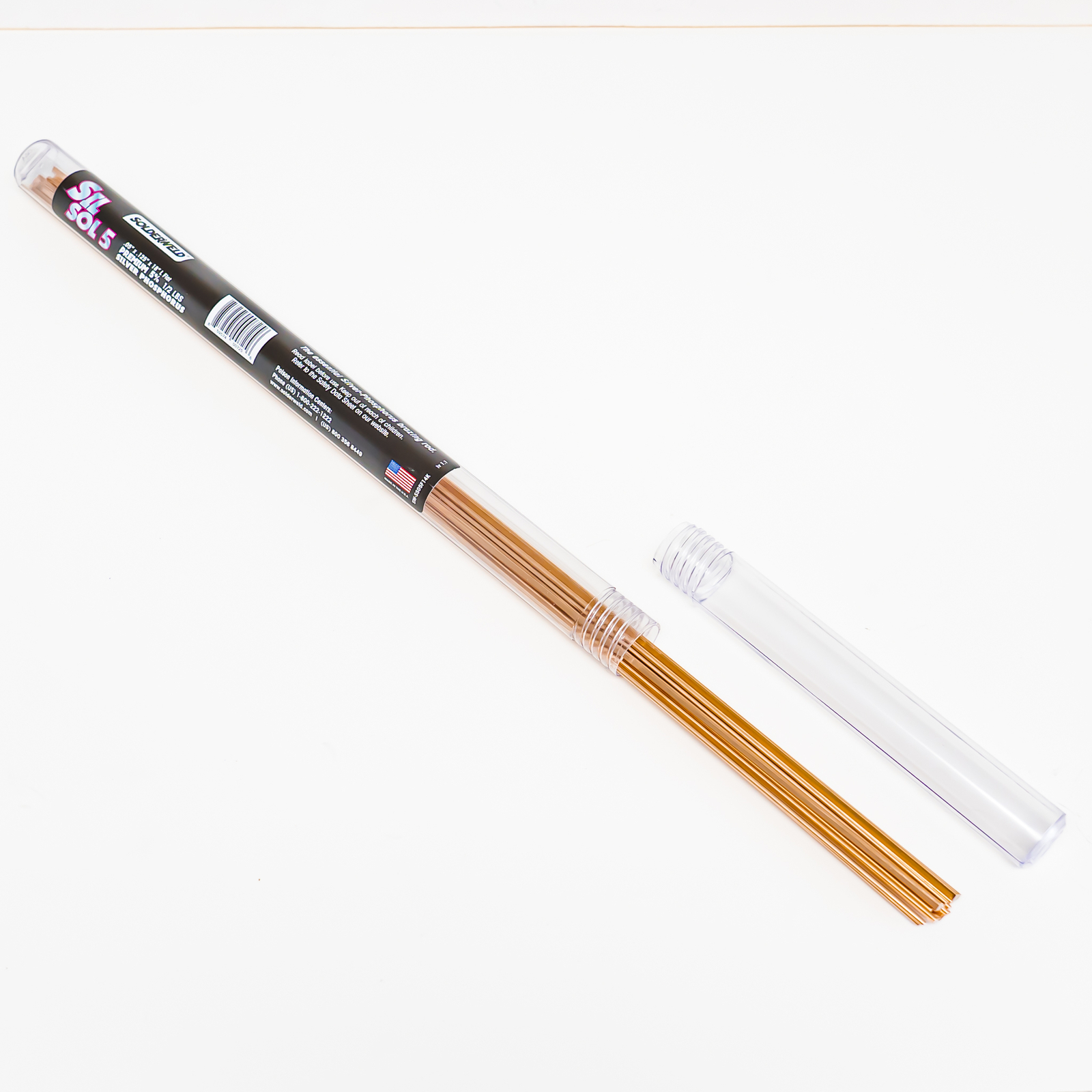 Solderweld SW-HVAK Brazing Pack 56% and 5% Braze Rods Al-Cop Solder and Flux