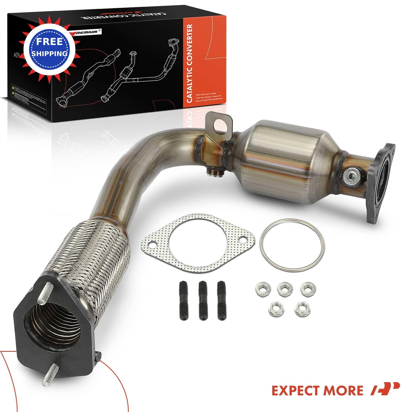 Catalytic Converter Front Direct Fit Chevy Equinox Terrain 2010-2017 2.4L Models