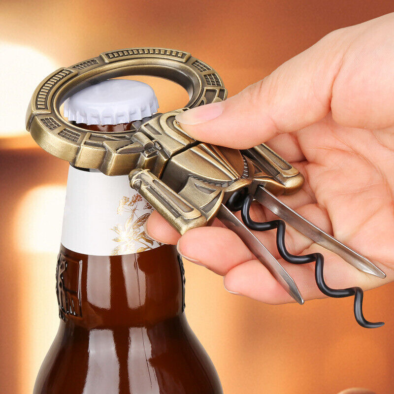 Ah-So Old Wine Opener Two-Prong Cork Puller Remover Multifunction Beer Corkscrew