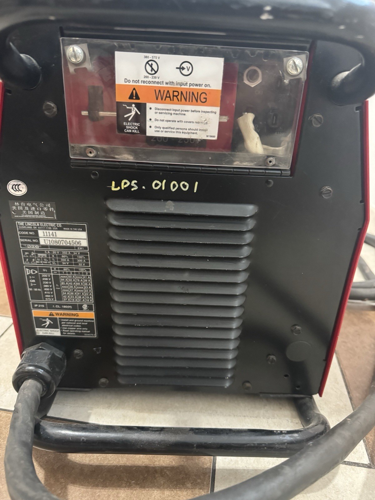 Lincoln Electric Power Wave 355M Multiprocess Welder