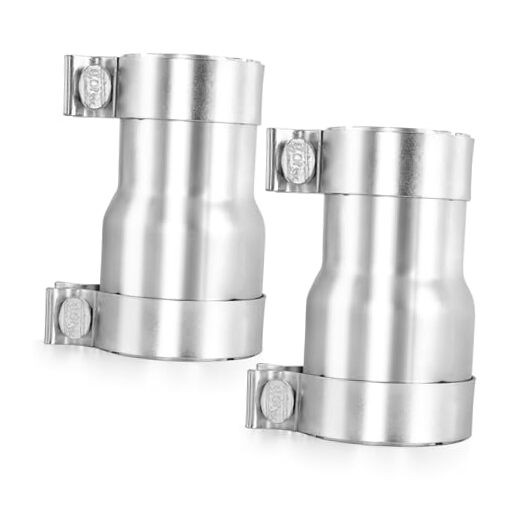 2.5 to 3 Inch Exhaust Adapter, 2.5" ID to 3" ID Exhaust 2.5" - 3" (2pcs)