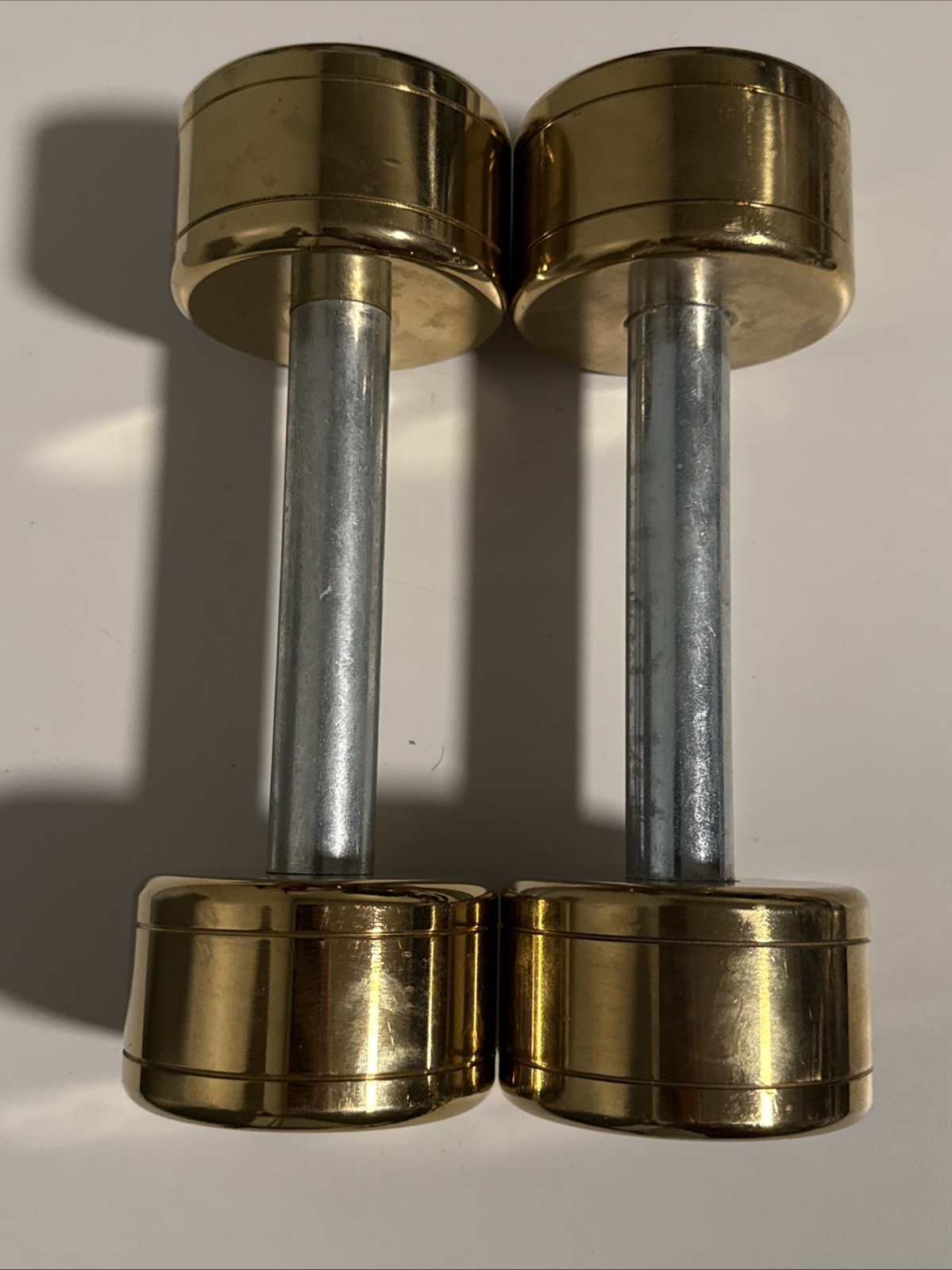 Blogilates Dumbbells Gold 10 Lb Weights Pair Rare Discontinued