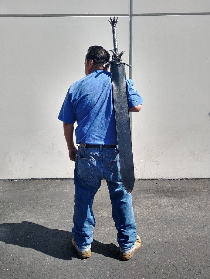 Dante's Rebellion 51-Inch Full Metal Replica Sword Silver