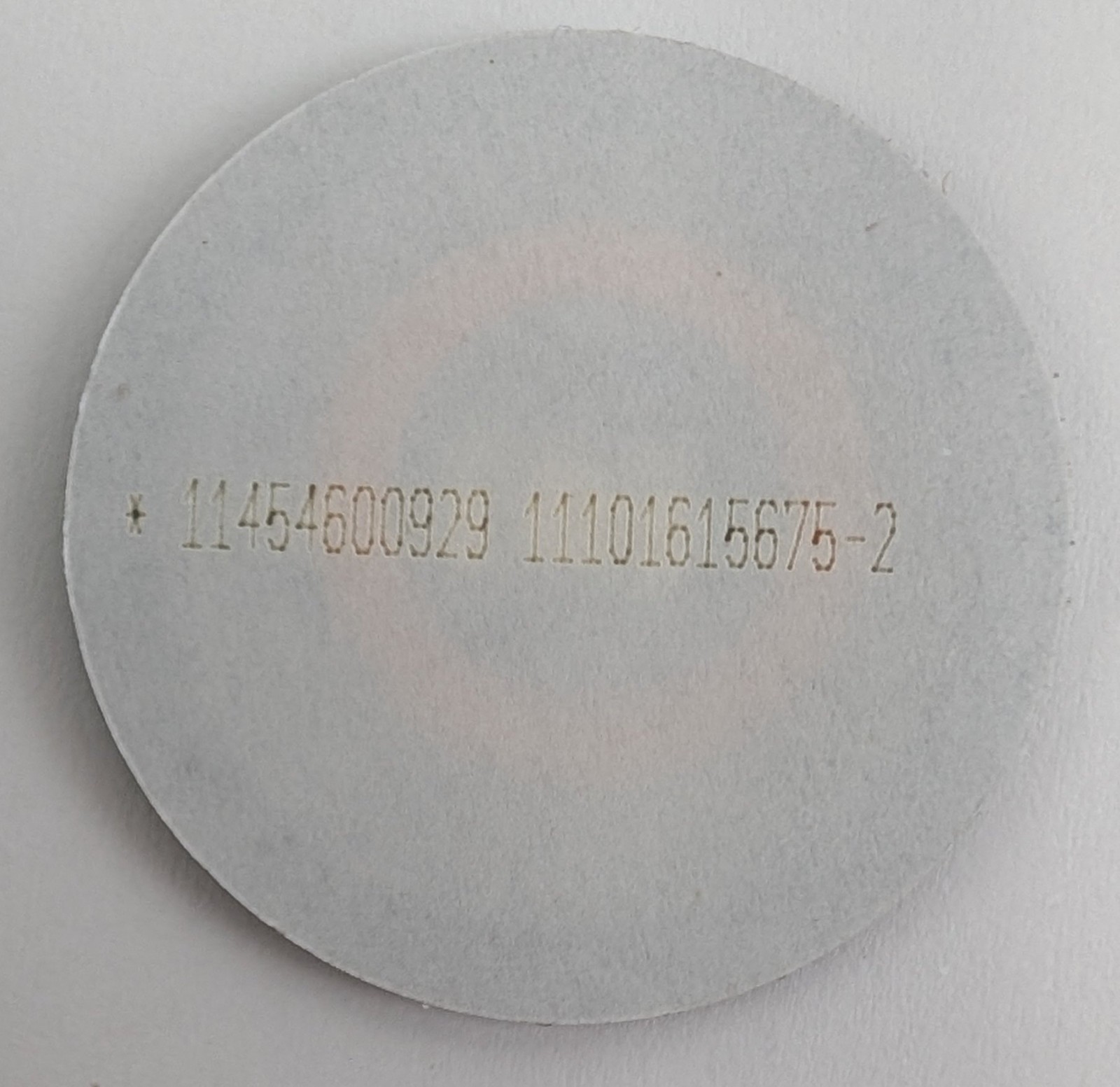 Programmable - HID 2060PSSMN iCLASS Key Tag Sticker - 2k Bits (256 Bytes)