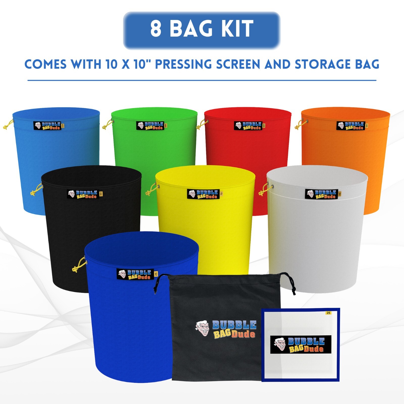 BUBBLEBAGDUDE Bubble Machine 5 Gallon with 5 Bag Kit Bubble Hash Bags Extractor