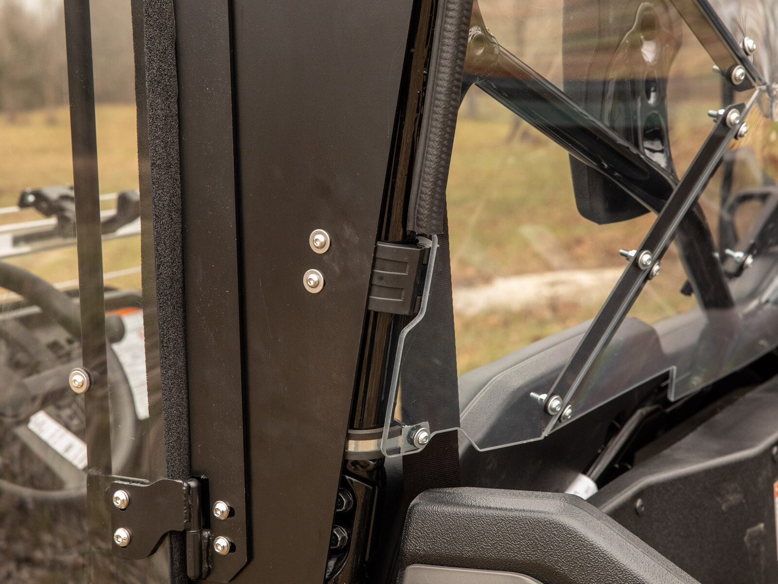 SuperATV Light Tint Rear Windshield for Honda Pioneer 1000 (2016+)