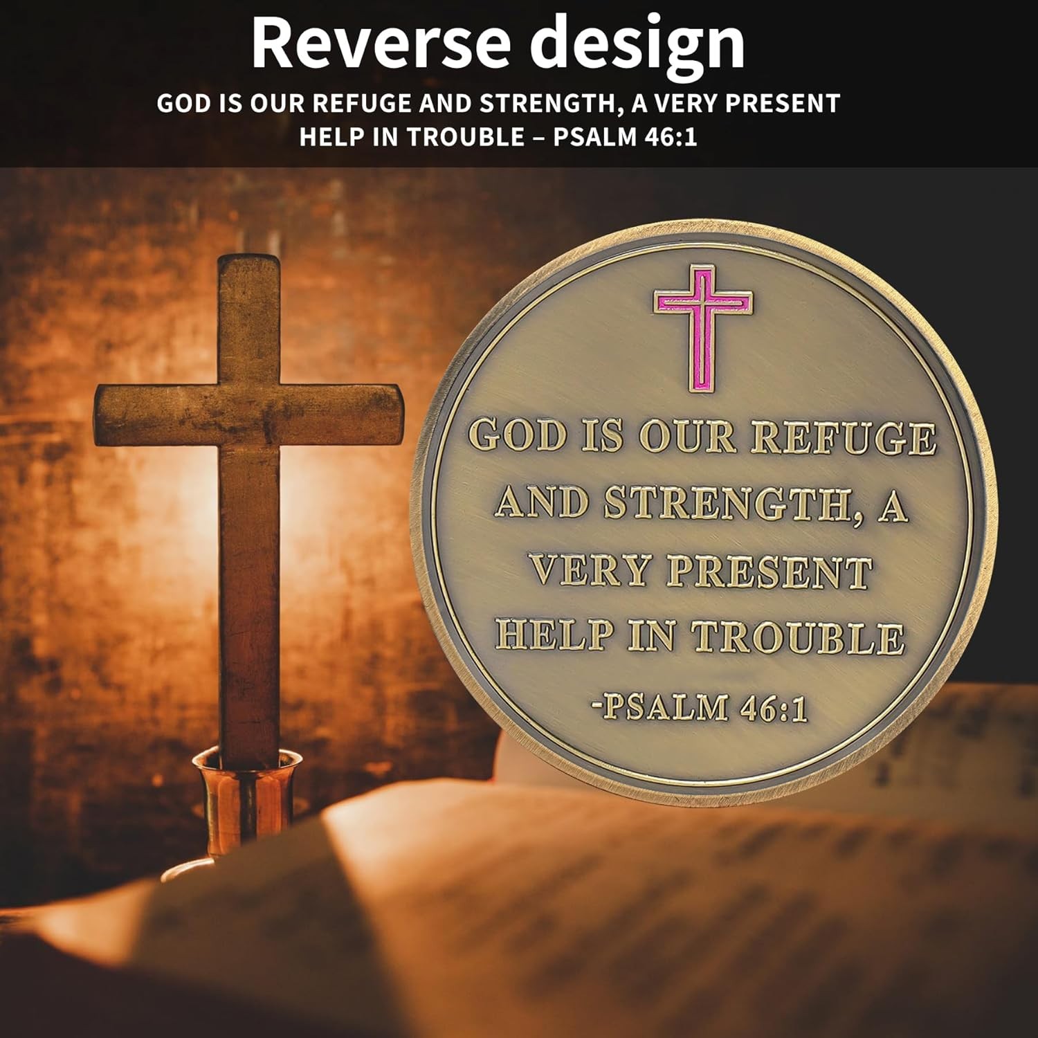 Christian Challenge Coin Protective Shield Religious Prayer Coins Armor of God C