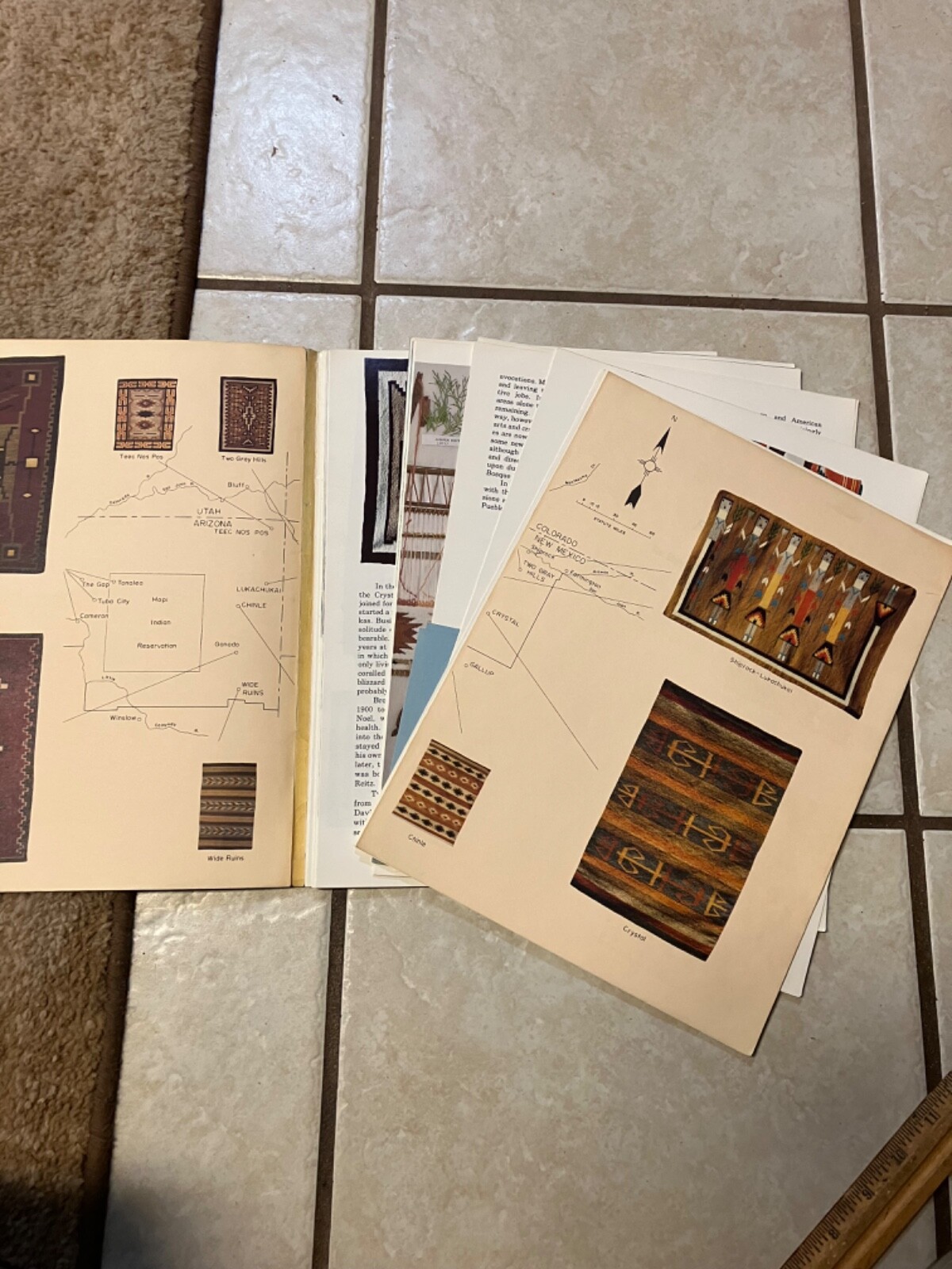 Great book-Posts and Rugs-The Story of Navajo Rugs and Their Homes-read desc.!